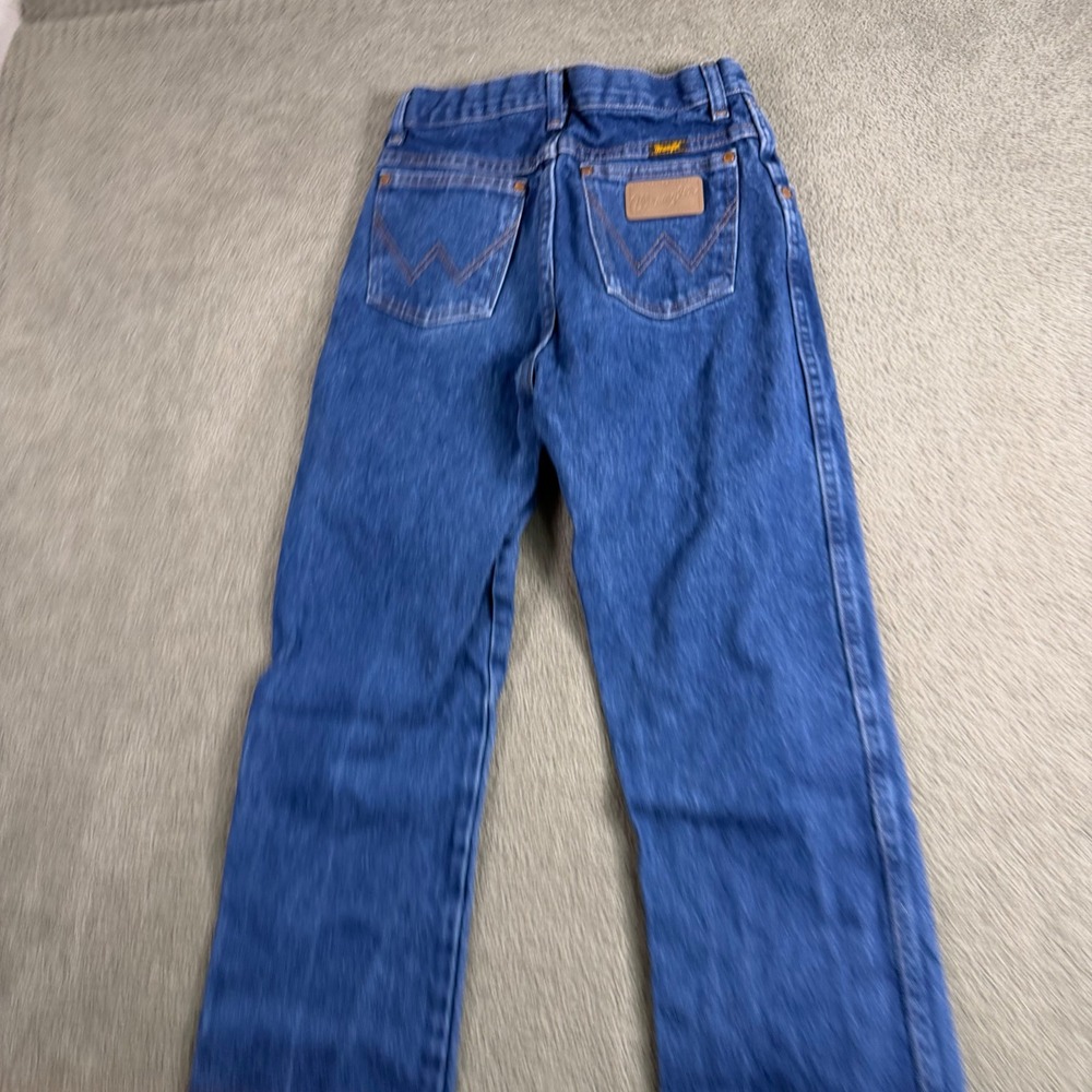 Wrangler Cowboy Cut Slim Fit Jeans 13MWZBP Blue Denim Mens 16 Slim